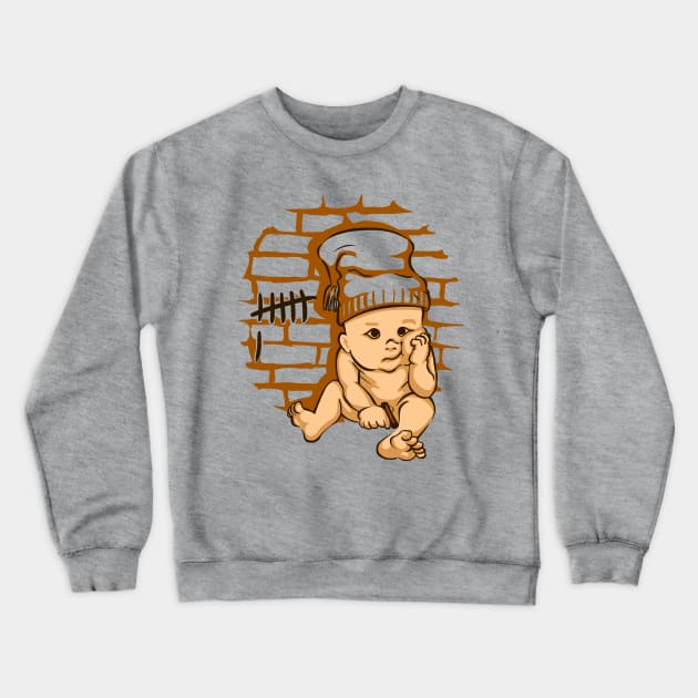 Baby in prison Crewneck Sweatshirt by Lima's